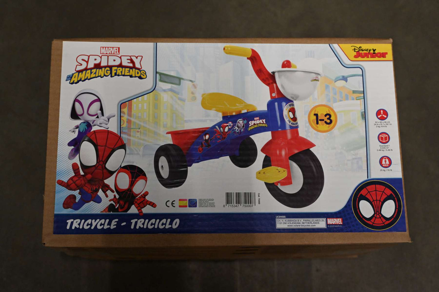 Spidey e i suoi fantastici amici Tricycle Spidey Boys Blue