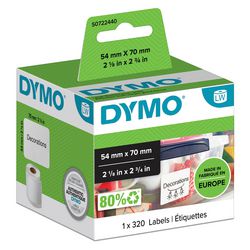 Etichette multifunzionali Dymo 12x50mm 54x70mm