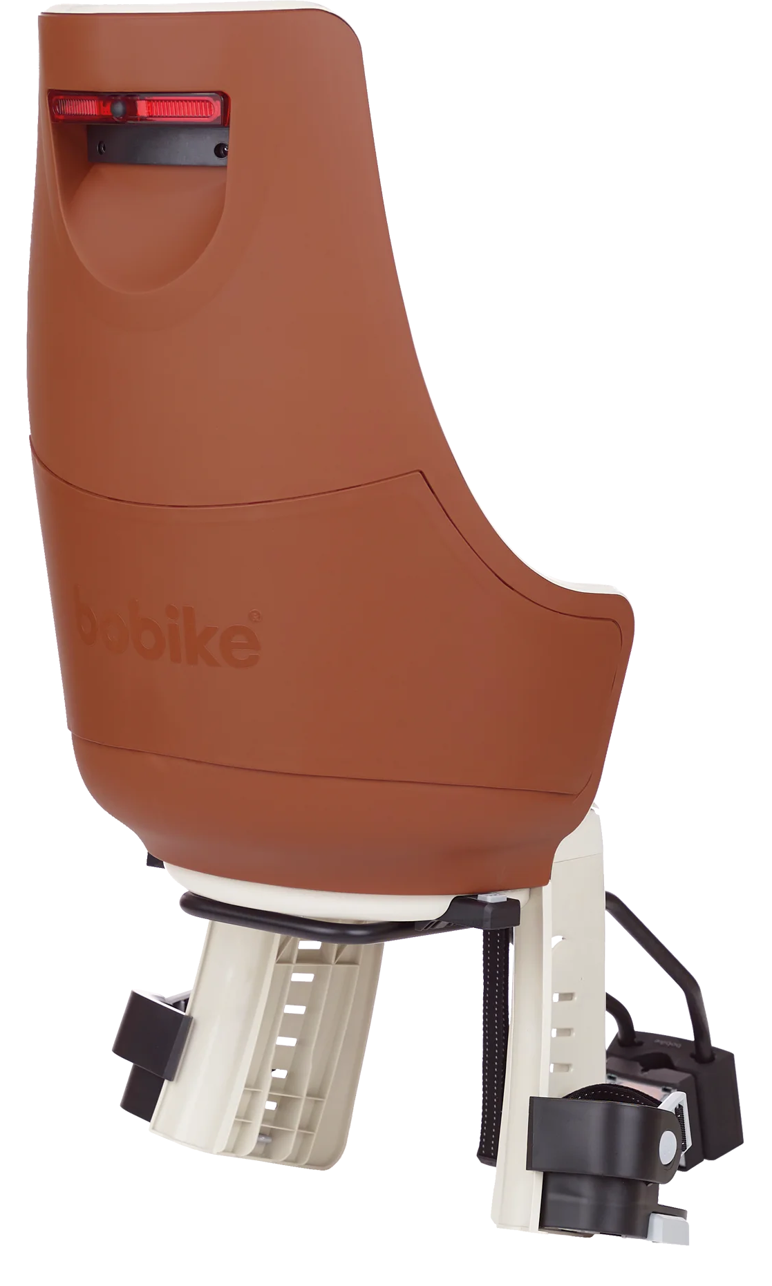 Asiento infantil de Bobike detrás de Maxi Exclusive Tour Plus Cinnamon Brown Frame Confirmación (FF)
