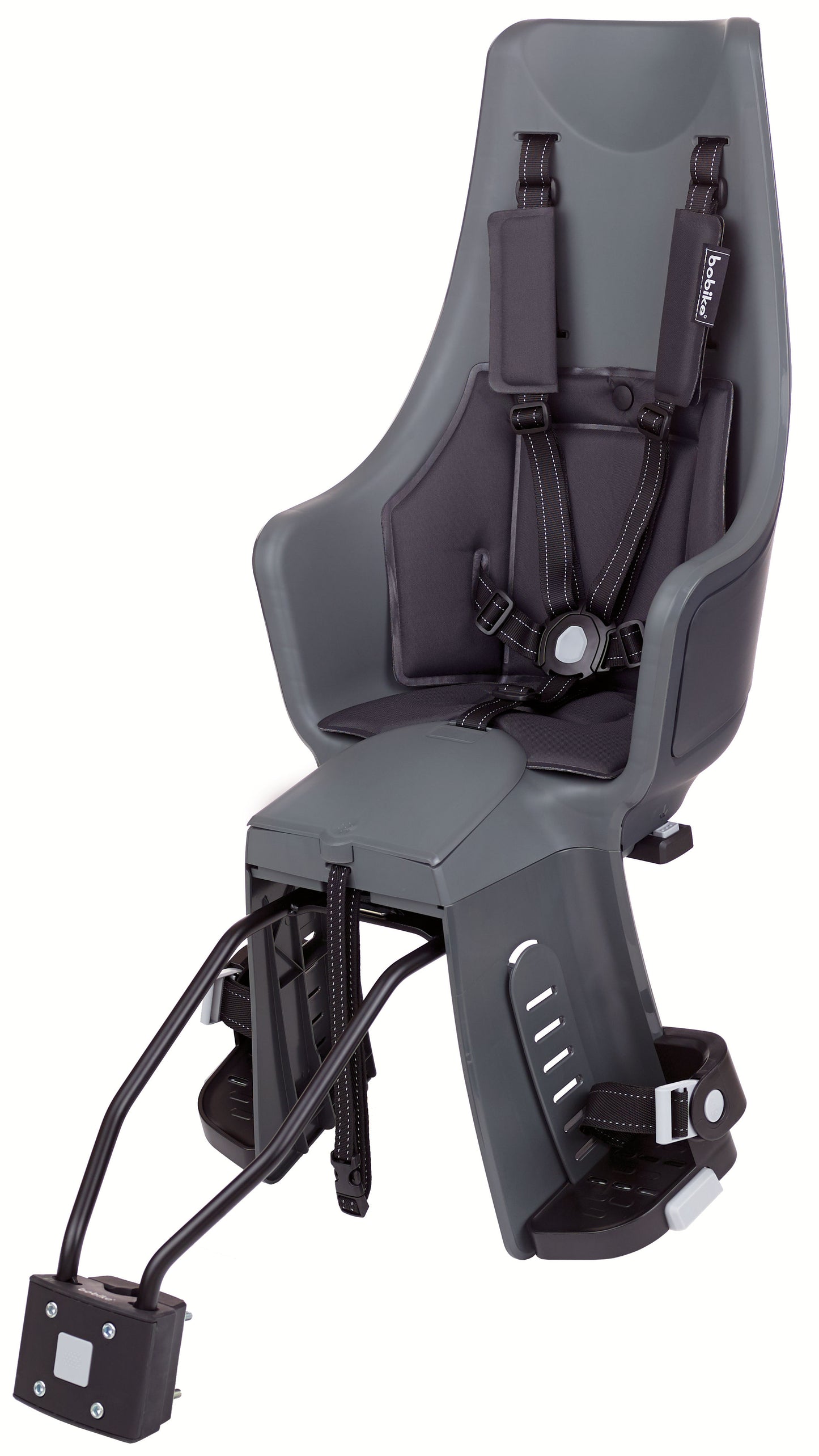 Asiento infantil de Bobike detrás de Maxi Exclusive Plus Urban Grey Frame Confirmación (FF)