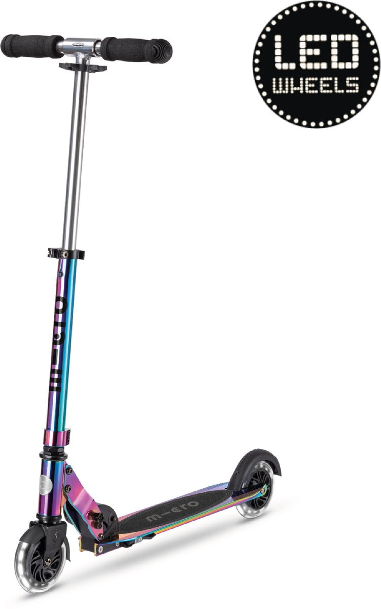 Micro - sprite scooter plegable de 2 ruedas LED - neocromo