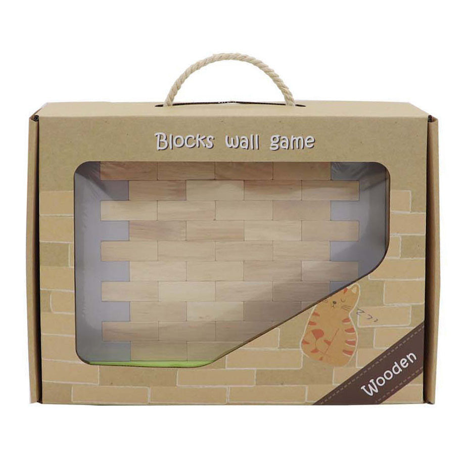 Juego de equilibrio de pared con bloques de madera, 44 uds.