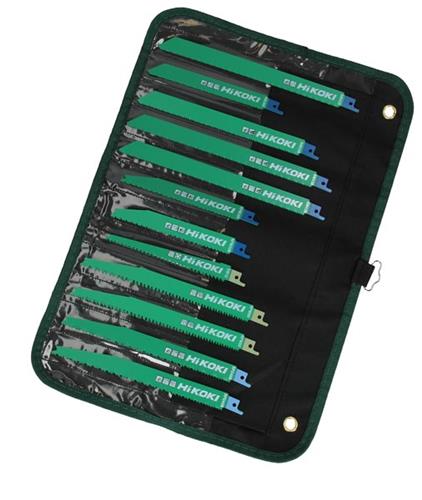Assortimento di lame per sega alternativa Hikoki in valigetta da 12 pezzi