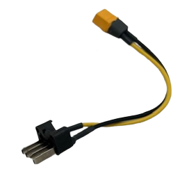 Motinova Motinova E-Bike Bike Battery Connector Cable Adaptador de 20 cm-Black Black XT60H-M