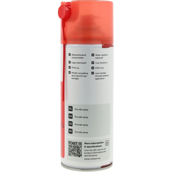 Simson lubricante lubricante seco spray 400ml