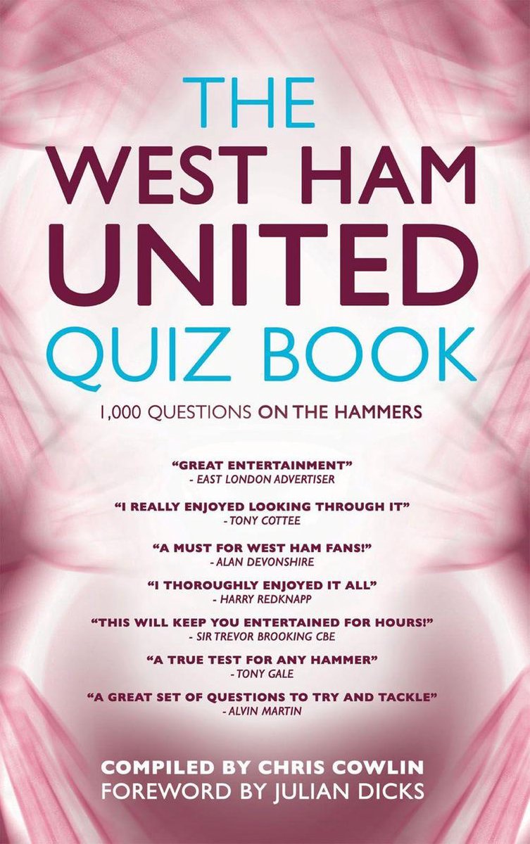 El libro de preguntas del West Ham United.