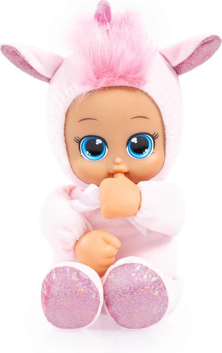 Bayer design - divertido muñeco unicornio bebé en rosa