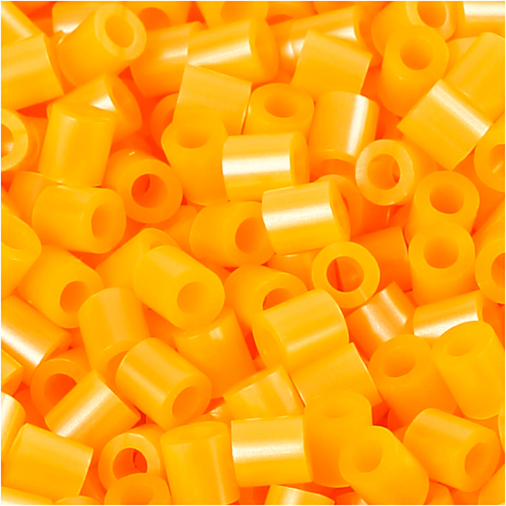 Perline fotografiche Nabbi, misura 5x5 mm, misura buco 2,5 mm, media, albicocca (29), 1100 pezzi 1 scatola