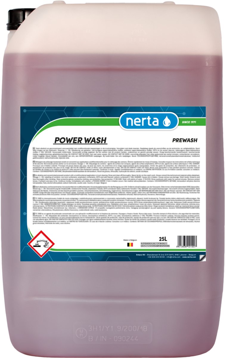 Nerta power wash - snow foam - autoshampoo - carwash - 5 liter