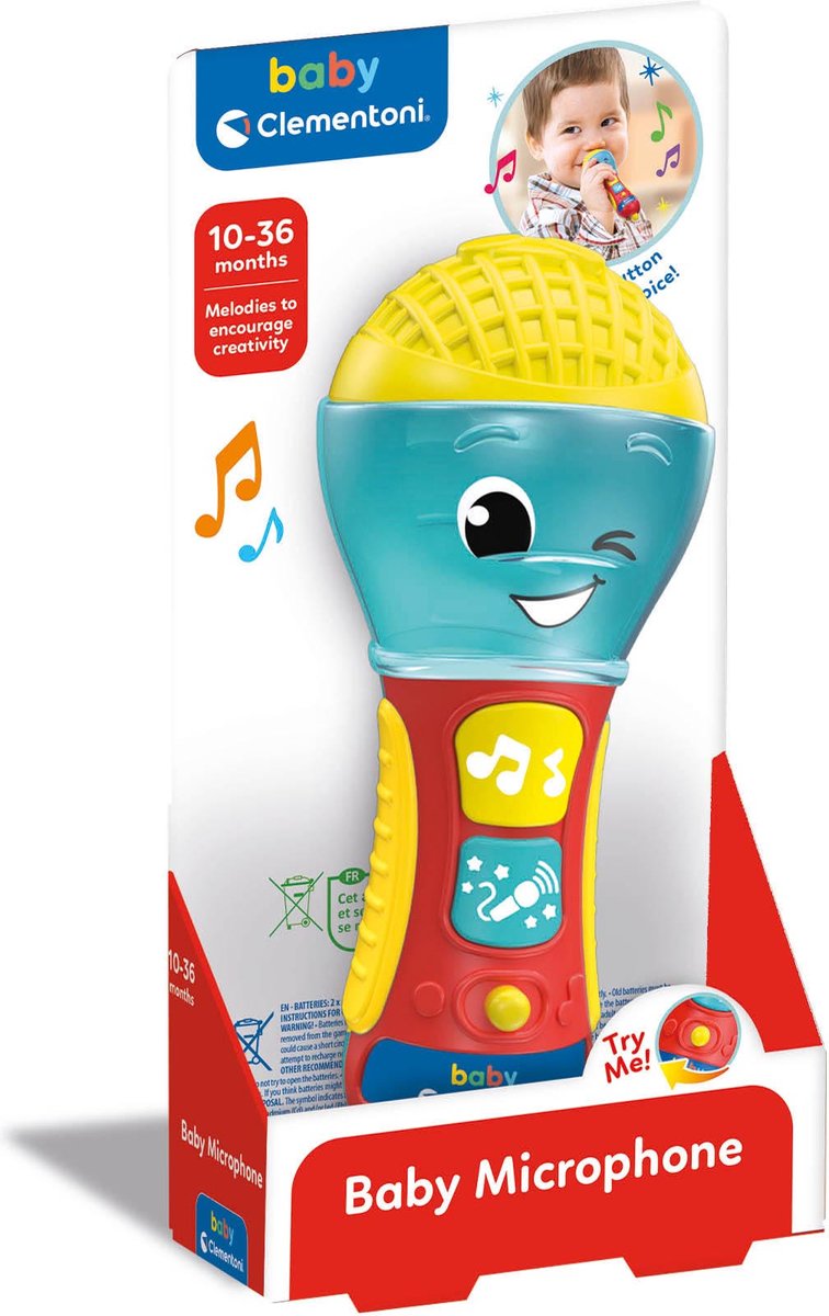 Micrófono de bebé Clementoni
