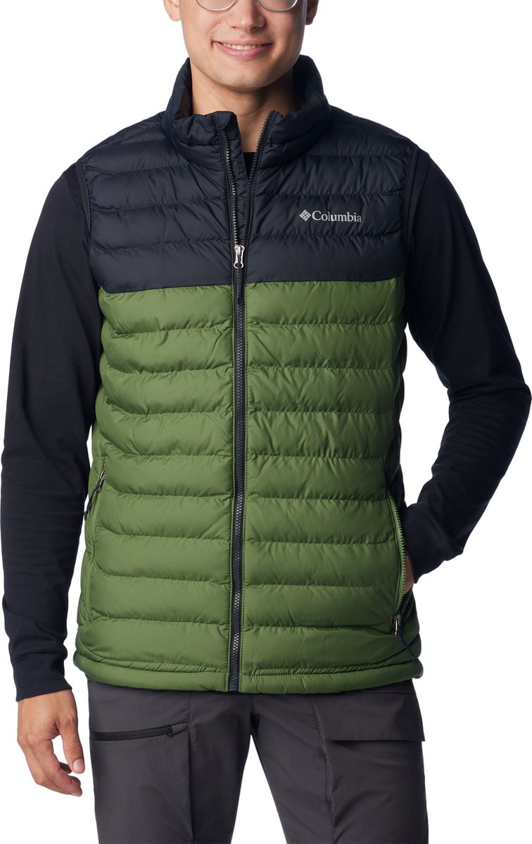 Columbia powder lite™ vest - bodywarmer - bodywarmer heren - groen - maat xxl