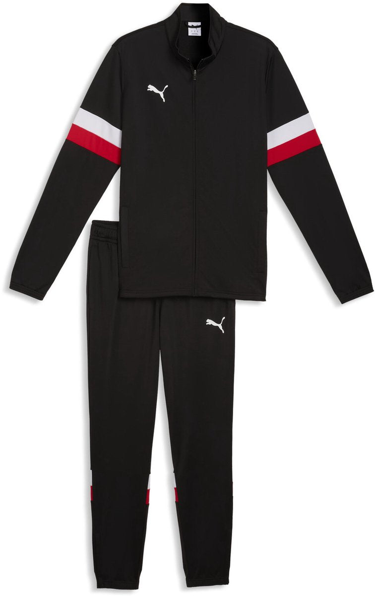 Chándal Puma individualrise tracksuit para hombre - negro-blanco-rojo