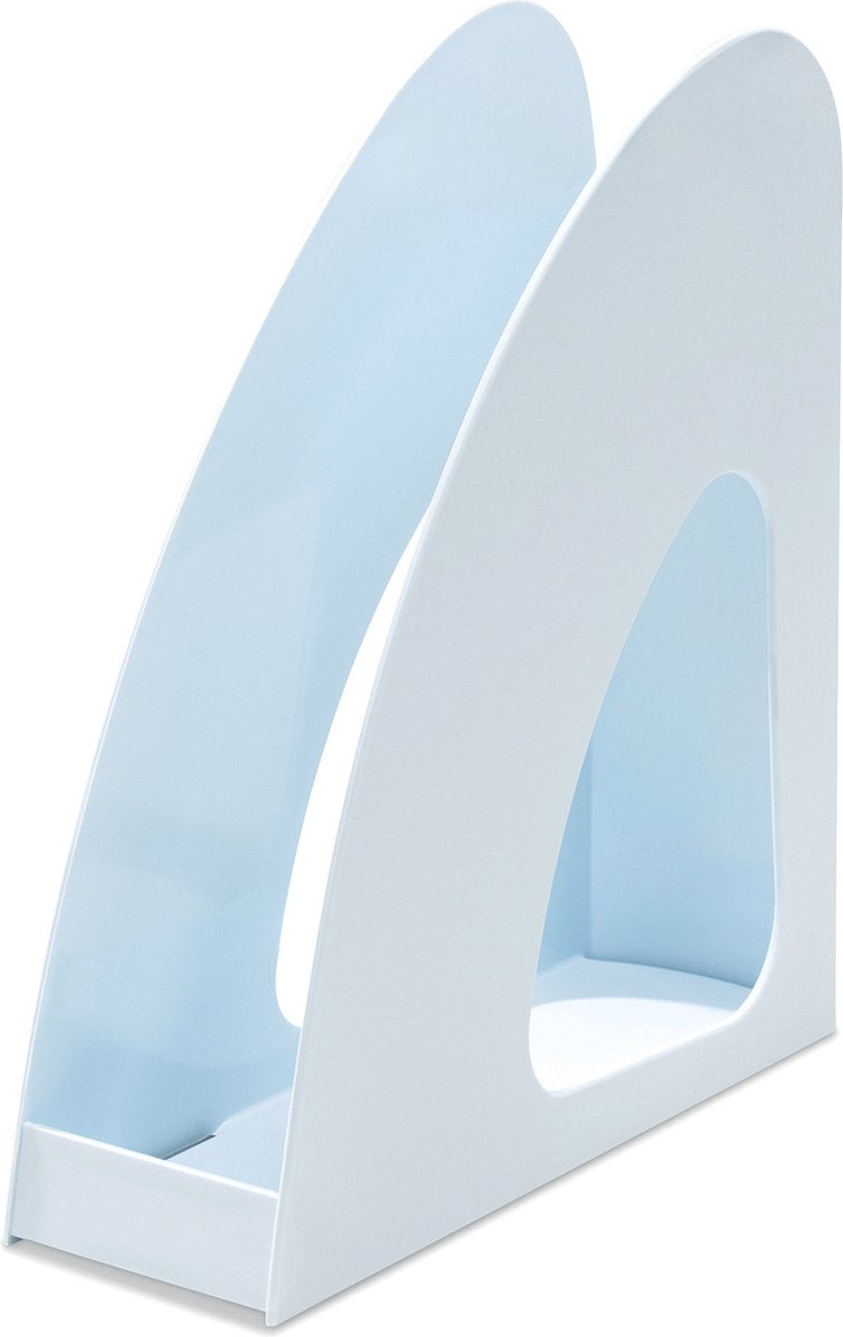 Cassetta per riviste Han - re-loop - riciclata al 100% - blu pastello - formato a4 c4 - ha-16218-884