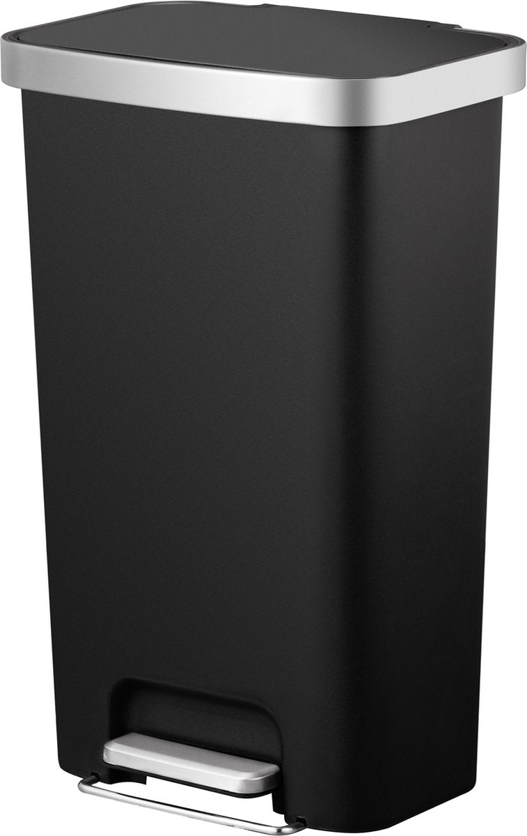Eko - hana pedaalemmer 45 liter - plastic - zwart - prullenbak