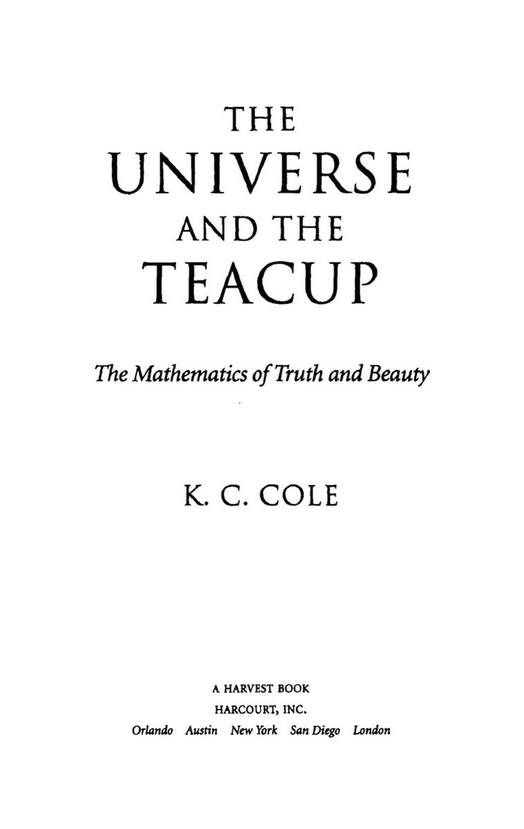 El universo y la taza de té.