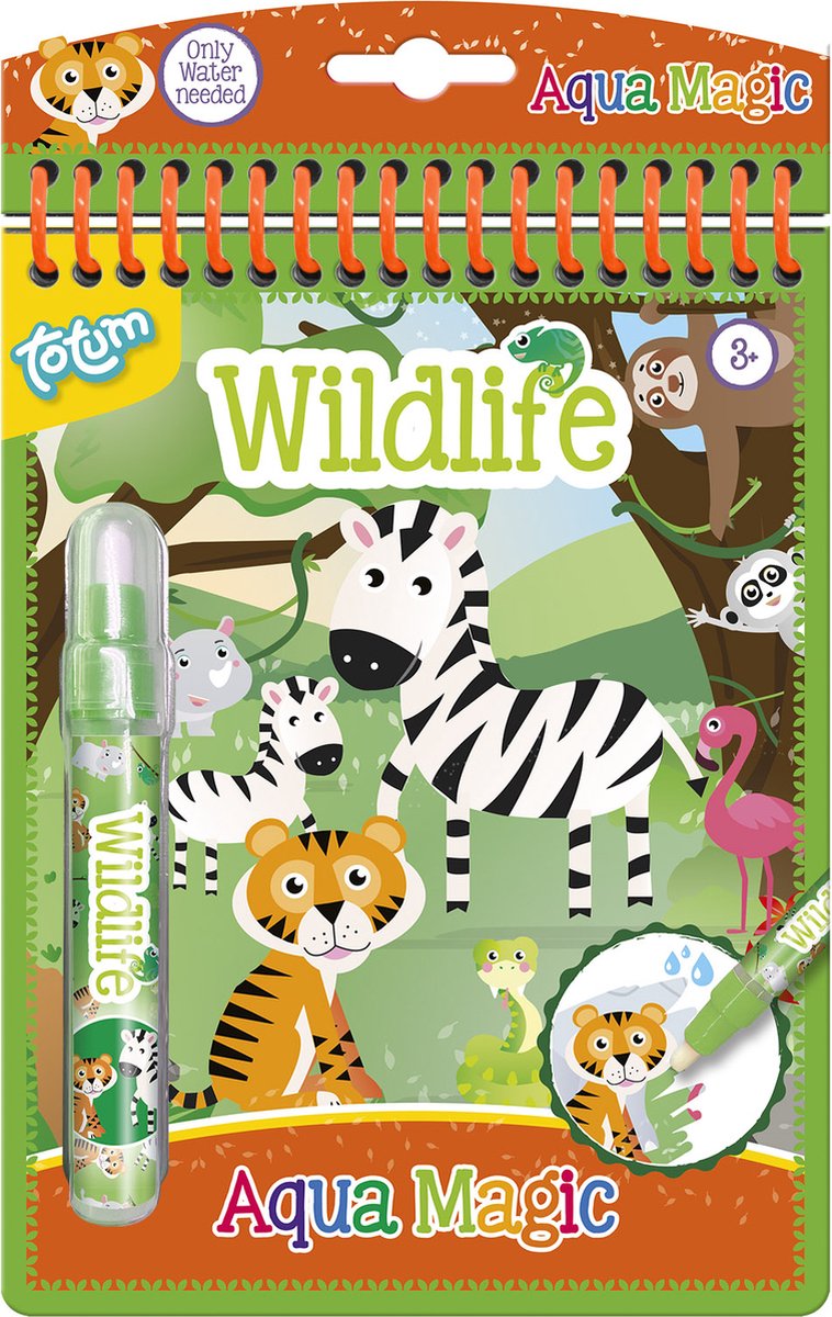 Totum Aqua Wild Life Water Color Book