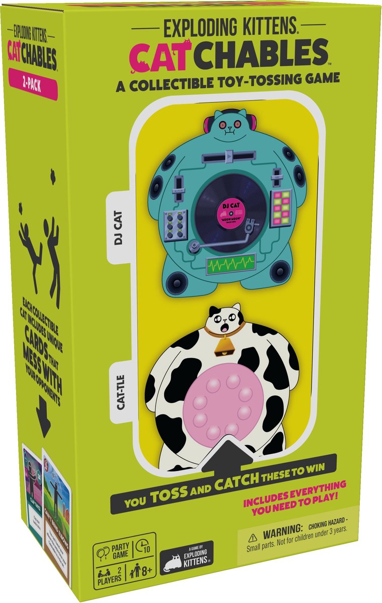 Gatitos explosivos - catchables dj kat koekat - expansión - juego de cartas