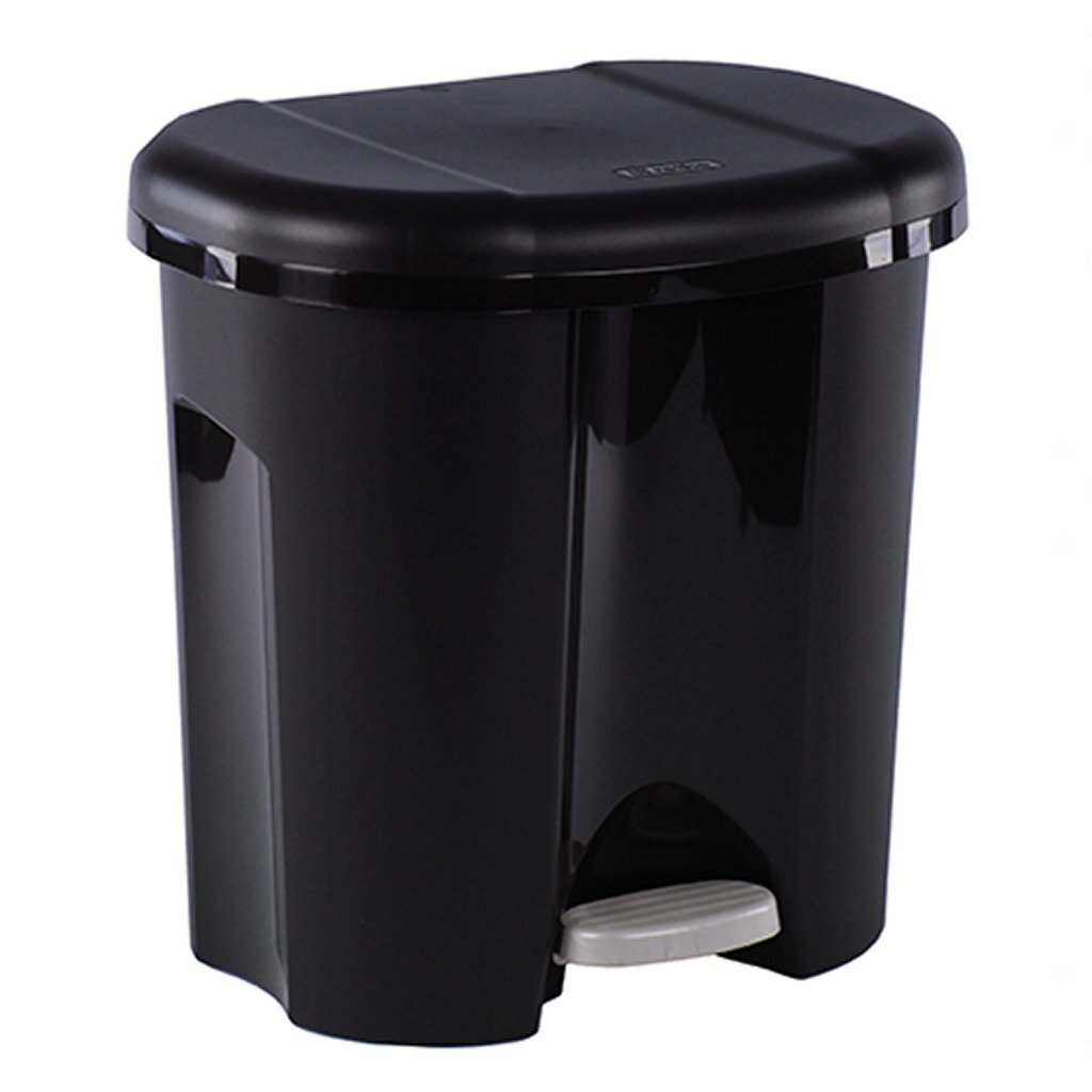 Rotho Rotho duo pedalata bin 2x10l nero