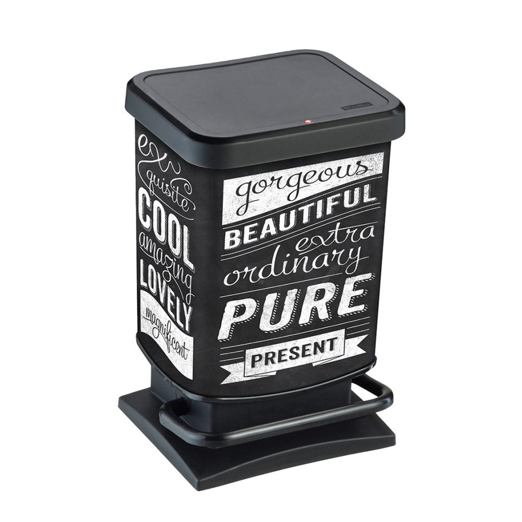 Rotho Rotho Paso Pedal Bin Hipster 20l Black