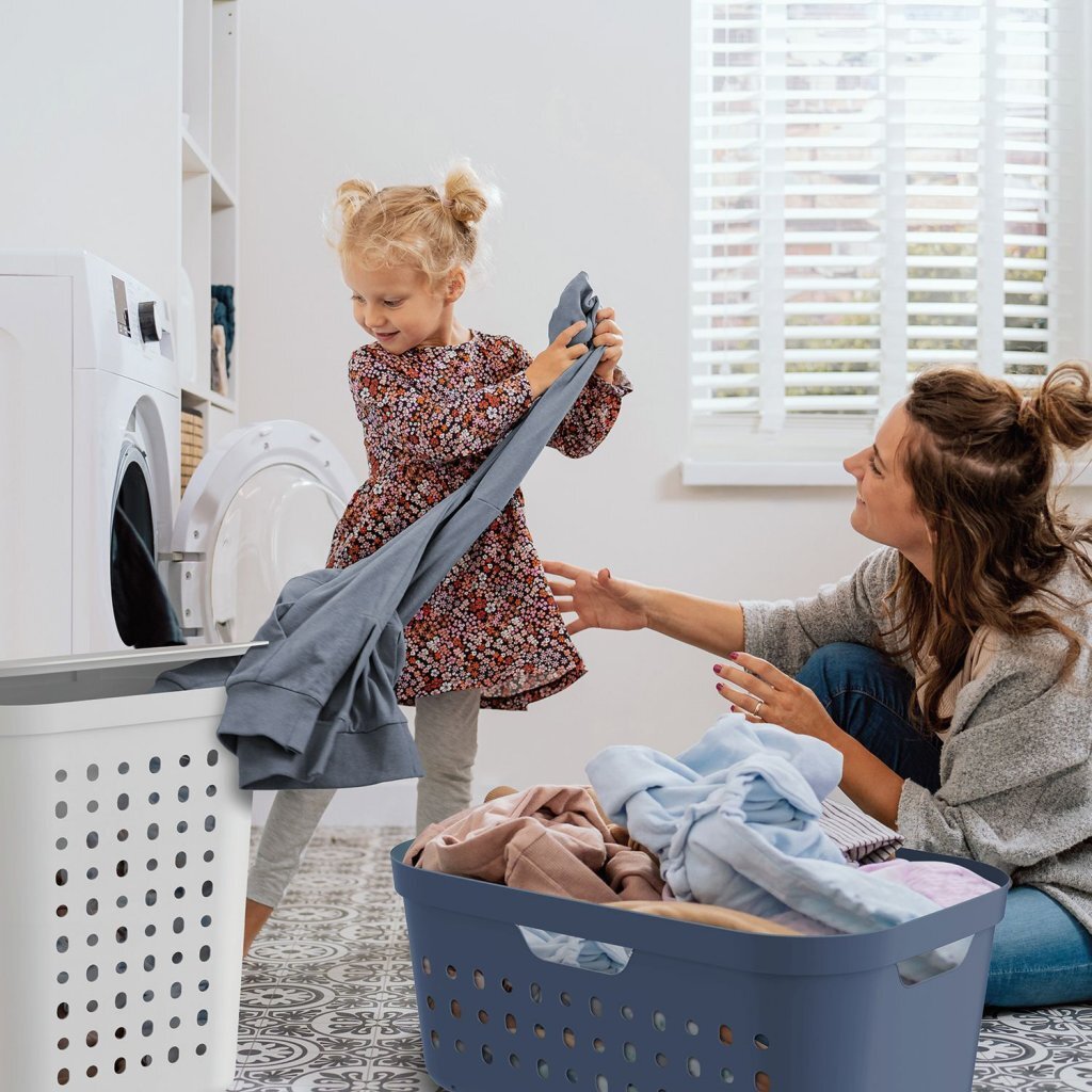 Rotho Rotho Jona Bastera de lavandería 39L Horizon Blue
