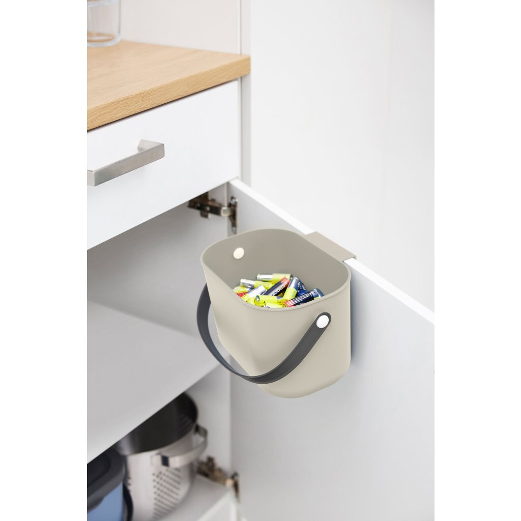 Rotho Rotho Albula Bio Waste Bin 3.2L Cappuccino