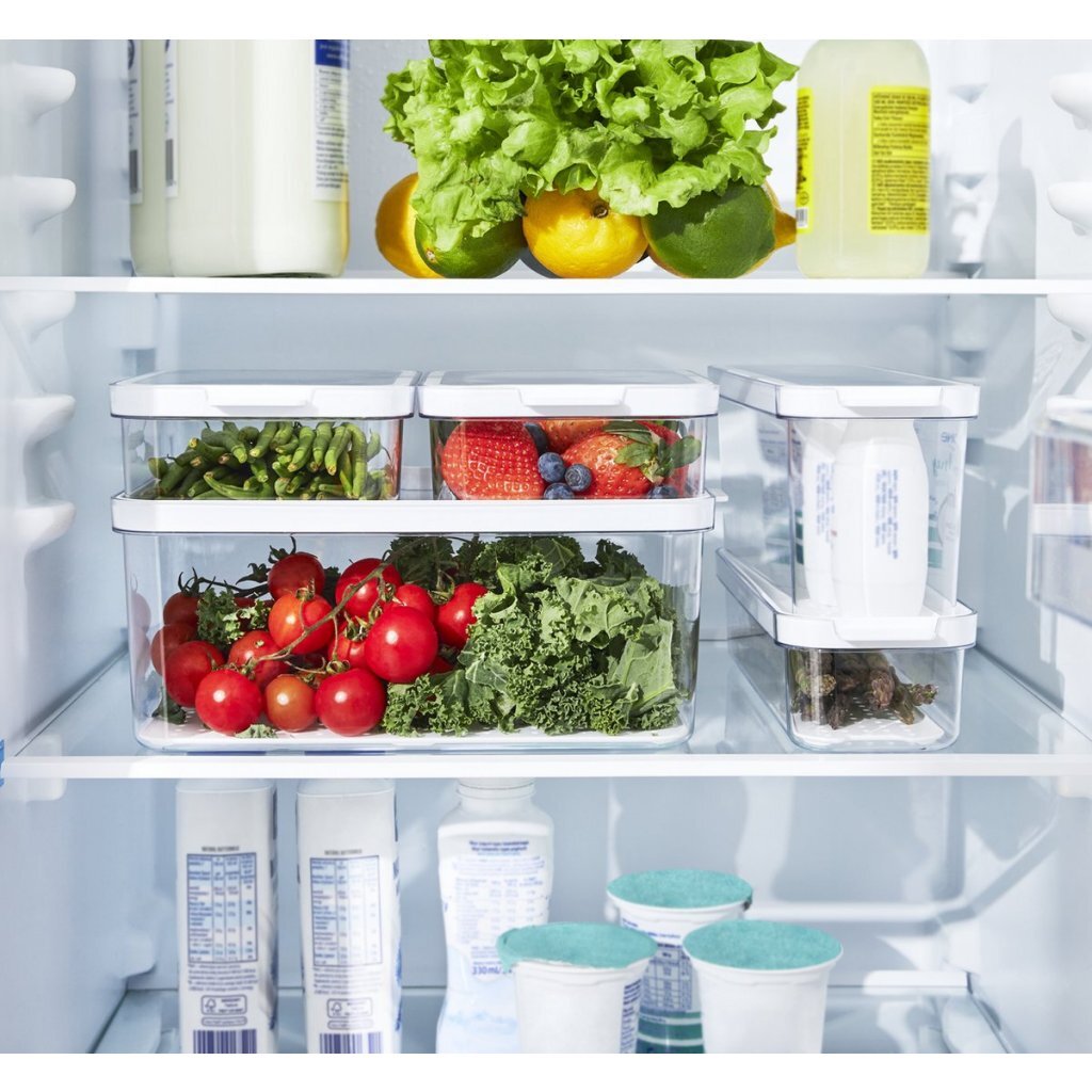 Rotho Rotho Cauma Set Fridge Organizer 4.65L + 2L + 1.15L + 2x 1.2L trasparente