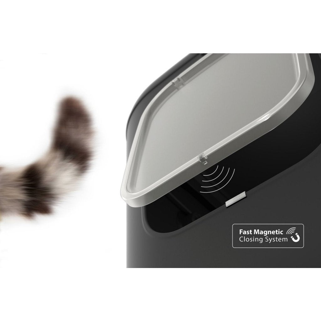 Rotho mypet biala xl kattenbak 61.4x49.2x57.6 cm antracite