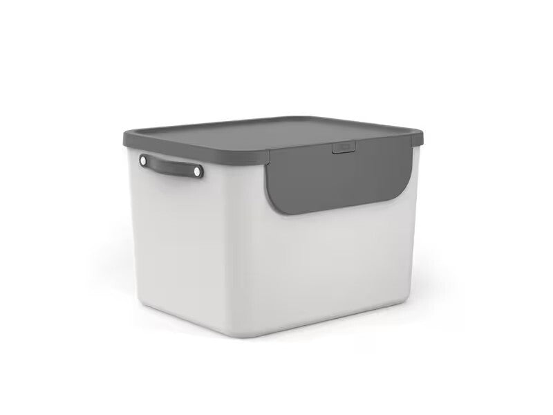 Separador de residuos Rotho albula 55l blanco