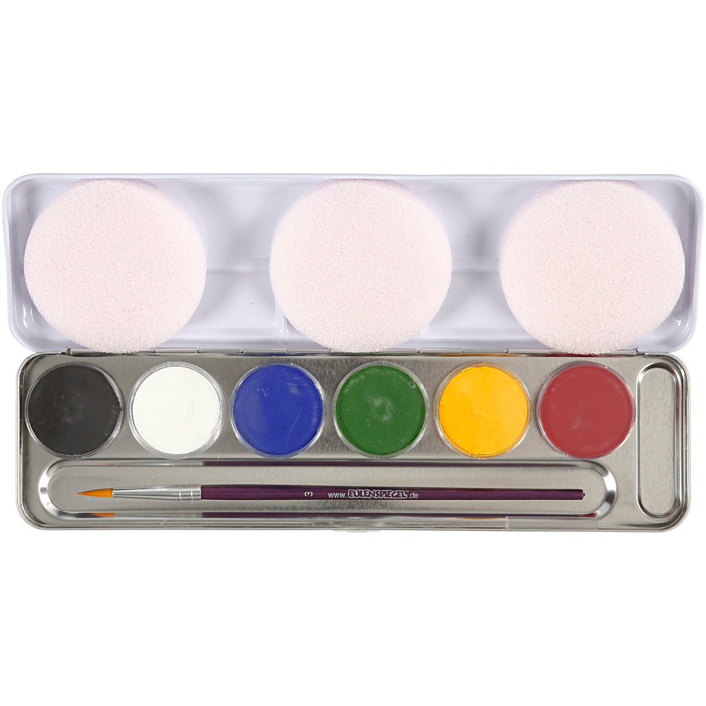 Trucco Eulenspiegel, vari colori, 6 colori 1 set