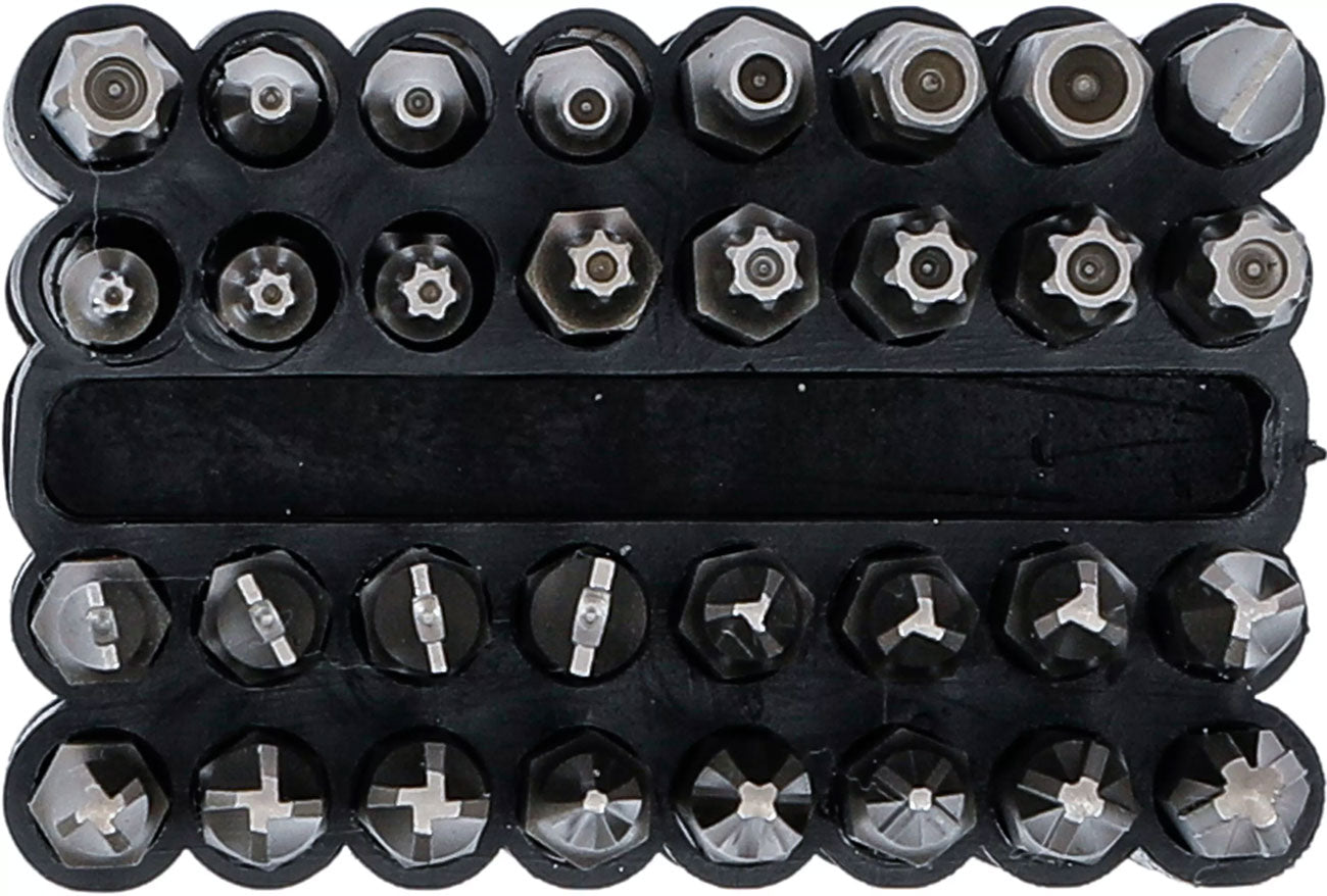Juego de puntas Bgs technic hexágono exterior largo 1 4 (6,3 mm) 32 uds.