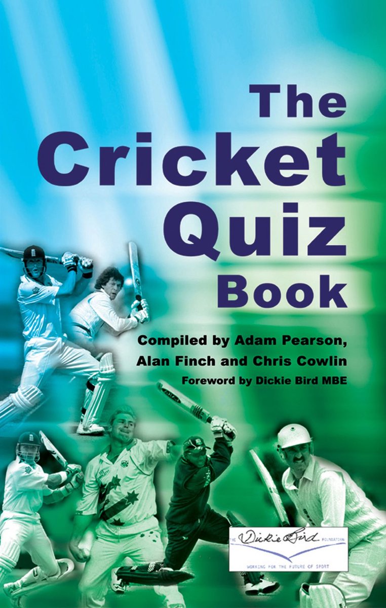El libro de preguntas sobre cricket.