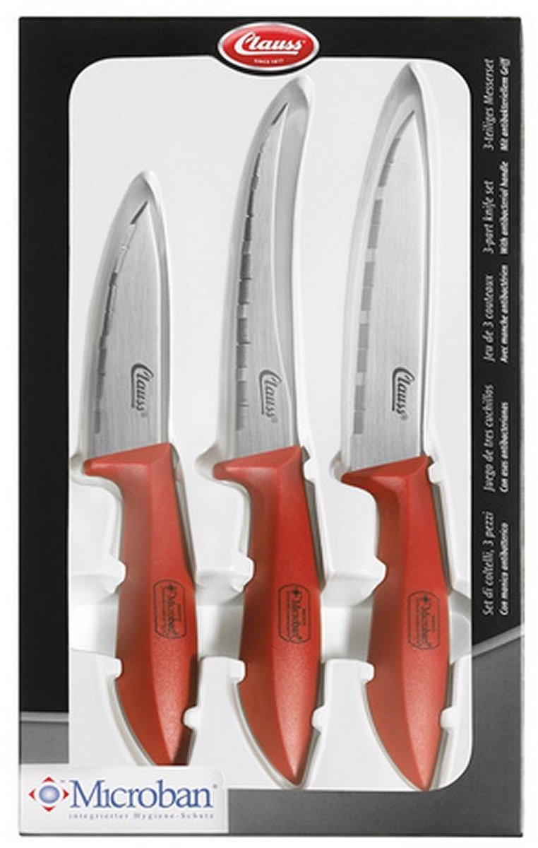 Set coltelli Clauss 3 pezzi