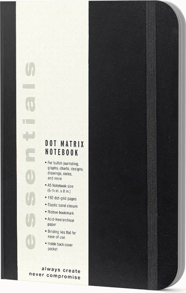 Elementos básicos del cuaderno de matriz de puntos de Peter Pauper