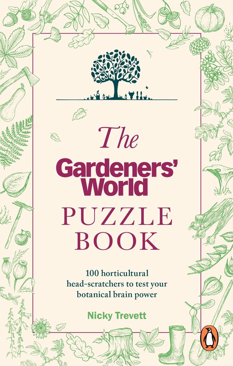 El libro de rompecabezas del mundo de los jardineros.