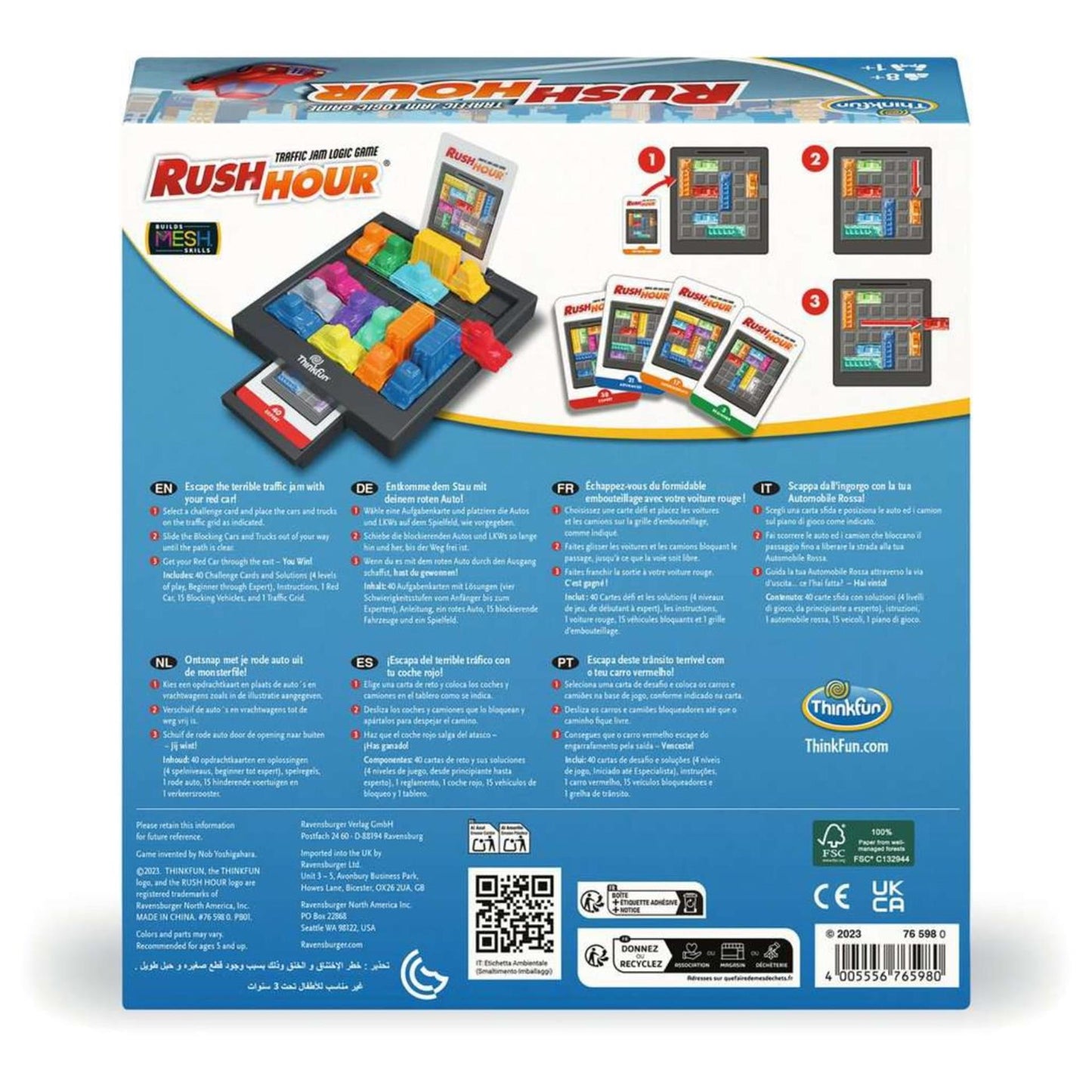 Ravvensburger Rush Hour 2024 Game di pensiero
