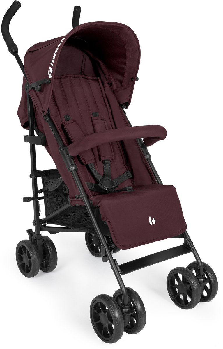Hauck Fold N Care - Passeggino leggero con cappuccio da viaggio - Blackberry