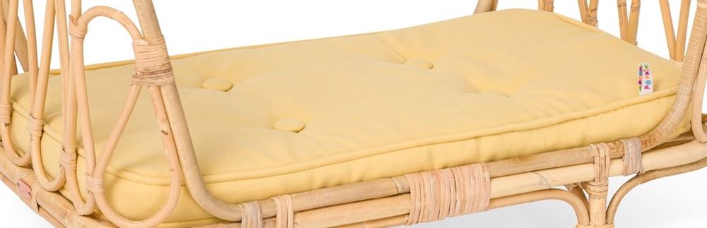 Colchón para cama Poppie Toys amarillo