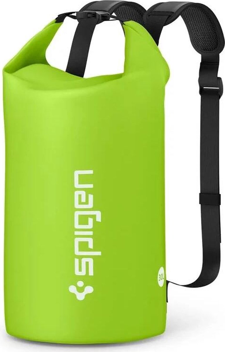 Borsa impermeabile Spigen Aqua Shield 30l per campeggio esterno verde acqua