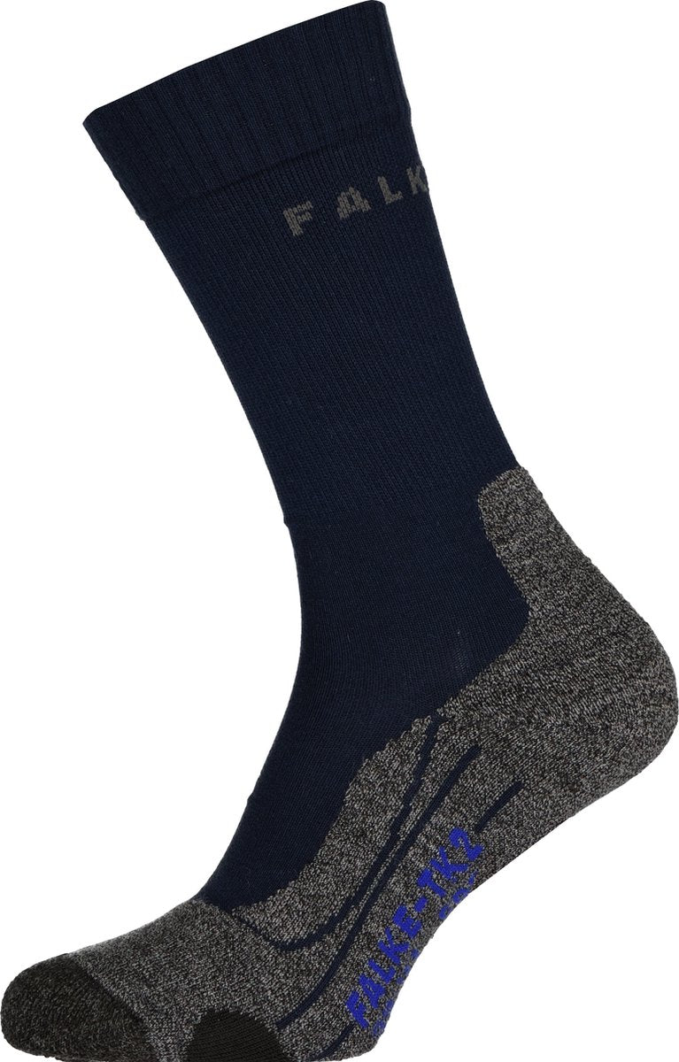 Falke tk2 cool anti-blaar dik lyocell functioneel materiaal wandelsokken heren blauw - maat 39-41
