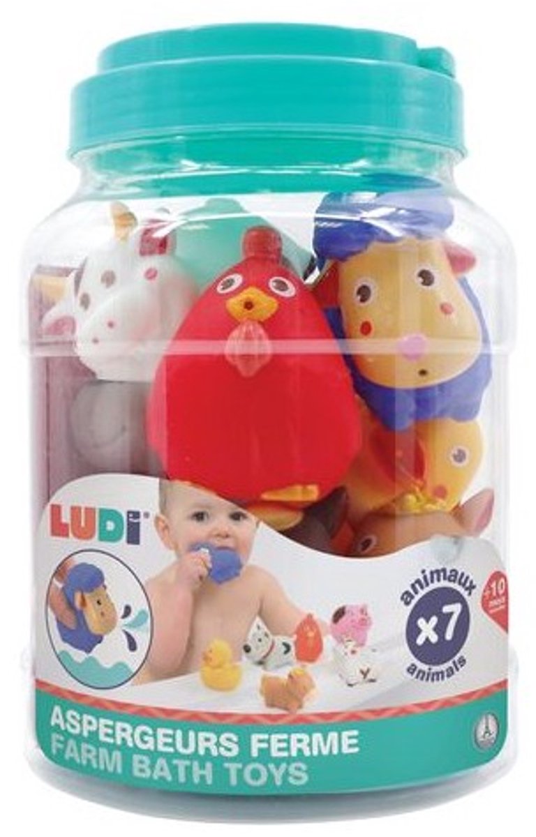 Ludi - gárgolas - rociadores de agua - juguetes de baño