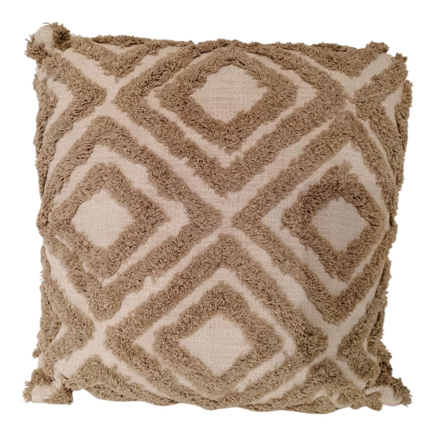 Mansion atmosphere kussen siziano naturel wit 45x45cm