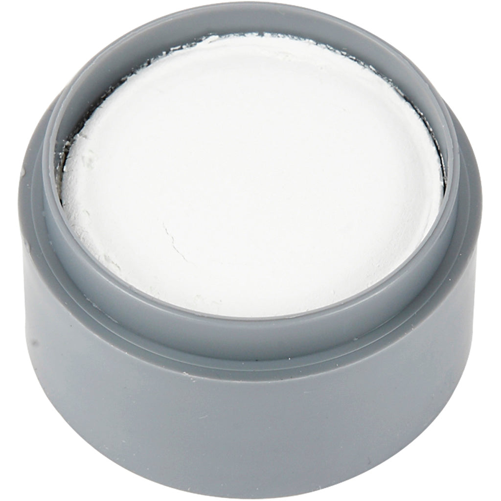Pittura per il viso Grimas, bianca, 15 ml 1 scatola