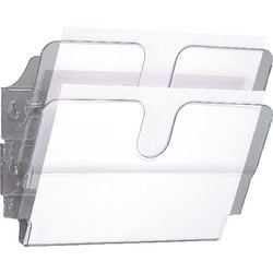 Porta depliant durevole flexiplus 2 trasparente a4