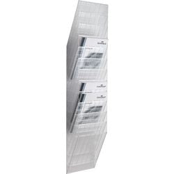 Porta depliant durevole flexiboxx 12 a4 trasparente