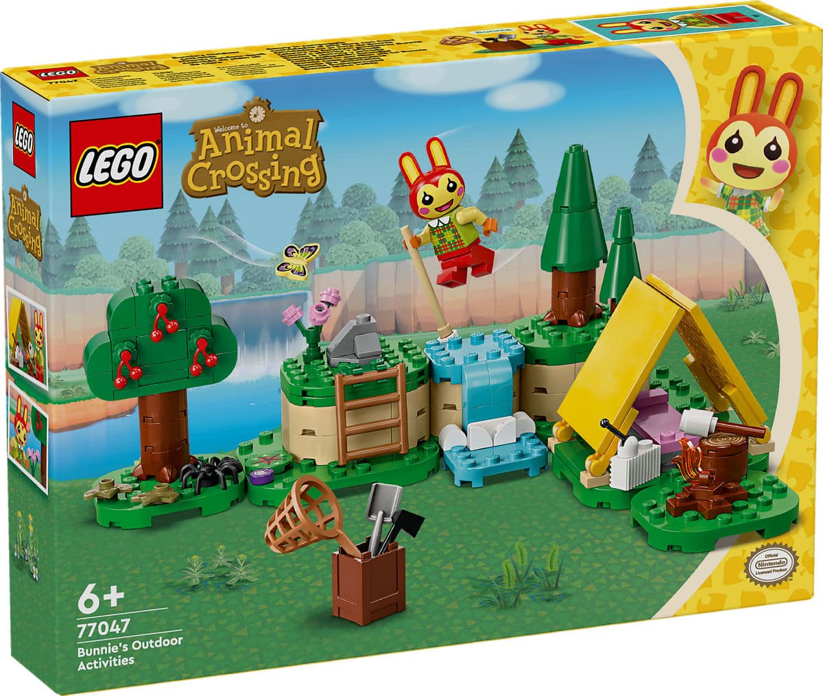 LEGO LEGO Animal Crossing 77047 acampando con Bunnie