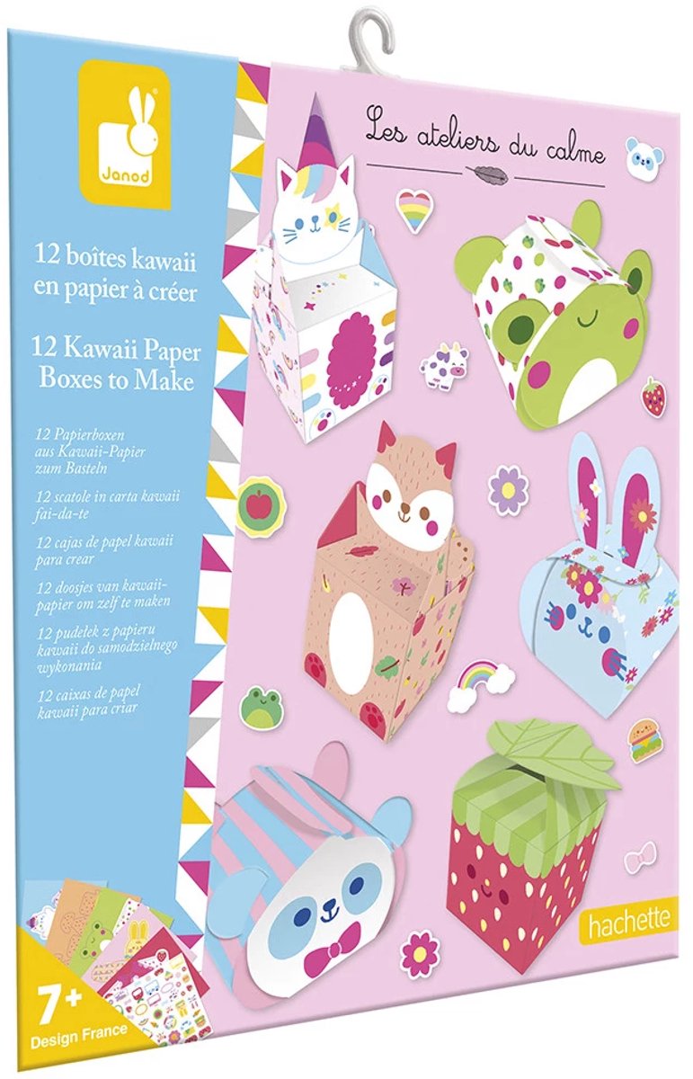 Janod - les ateliers du calme - kawaii doosjes vouwen