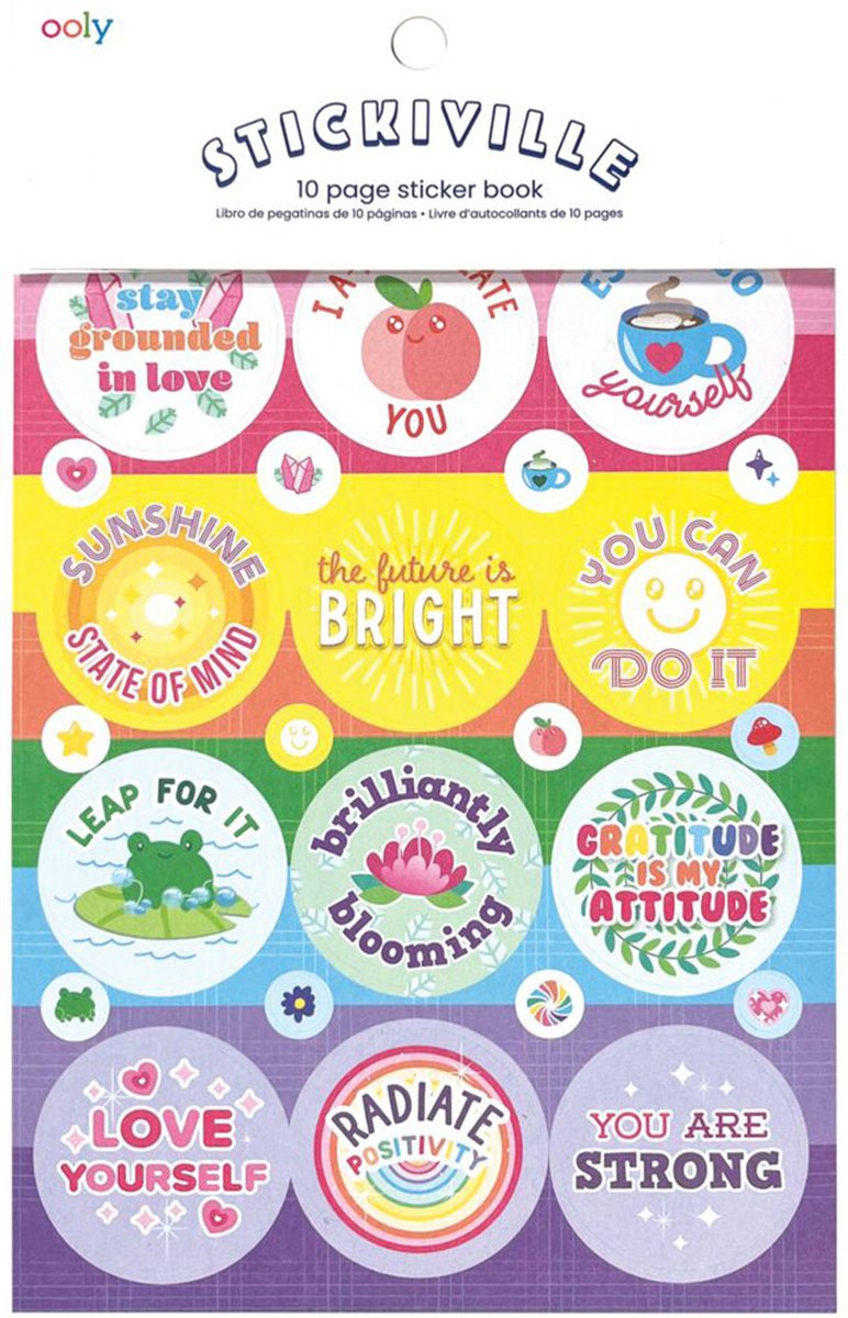 Ooly - stickiville - ottimo per motivare - 10 pagine
