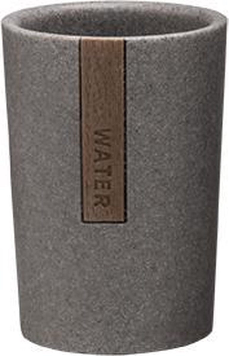 Porta spazzolino da denti freestanding Sealskin Pierra - grigio