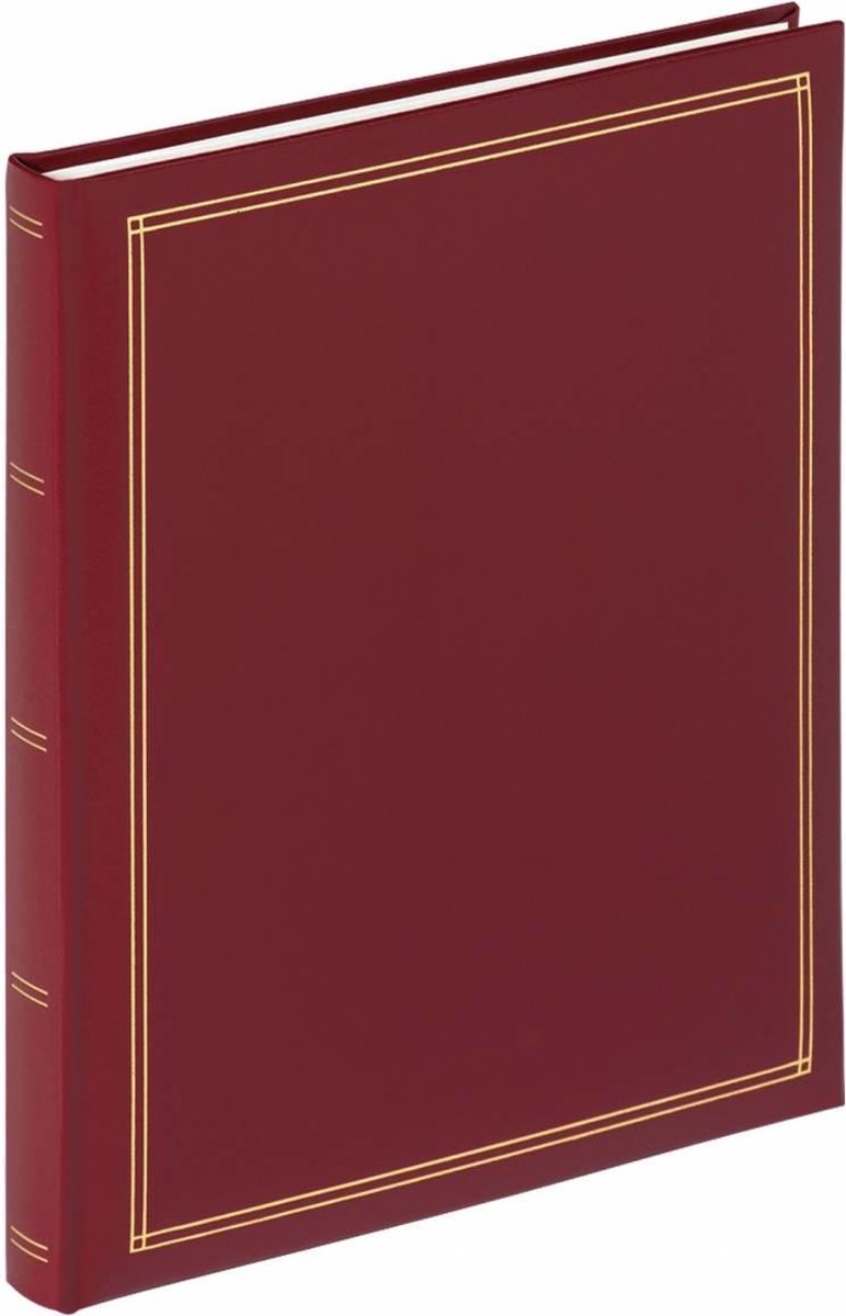 Walther sk-124-r monza - album autoadesivo - misura 26 x 30 cm - rosso