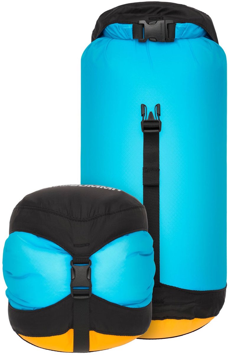 Sea to summit pack bag evac borsa asciutta a compressione ultraleggera 8 l blu blu atollo